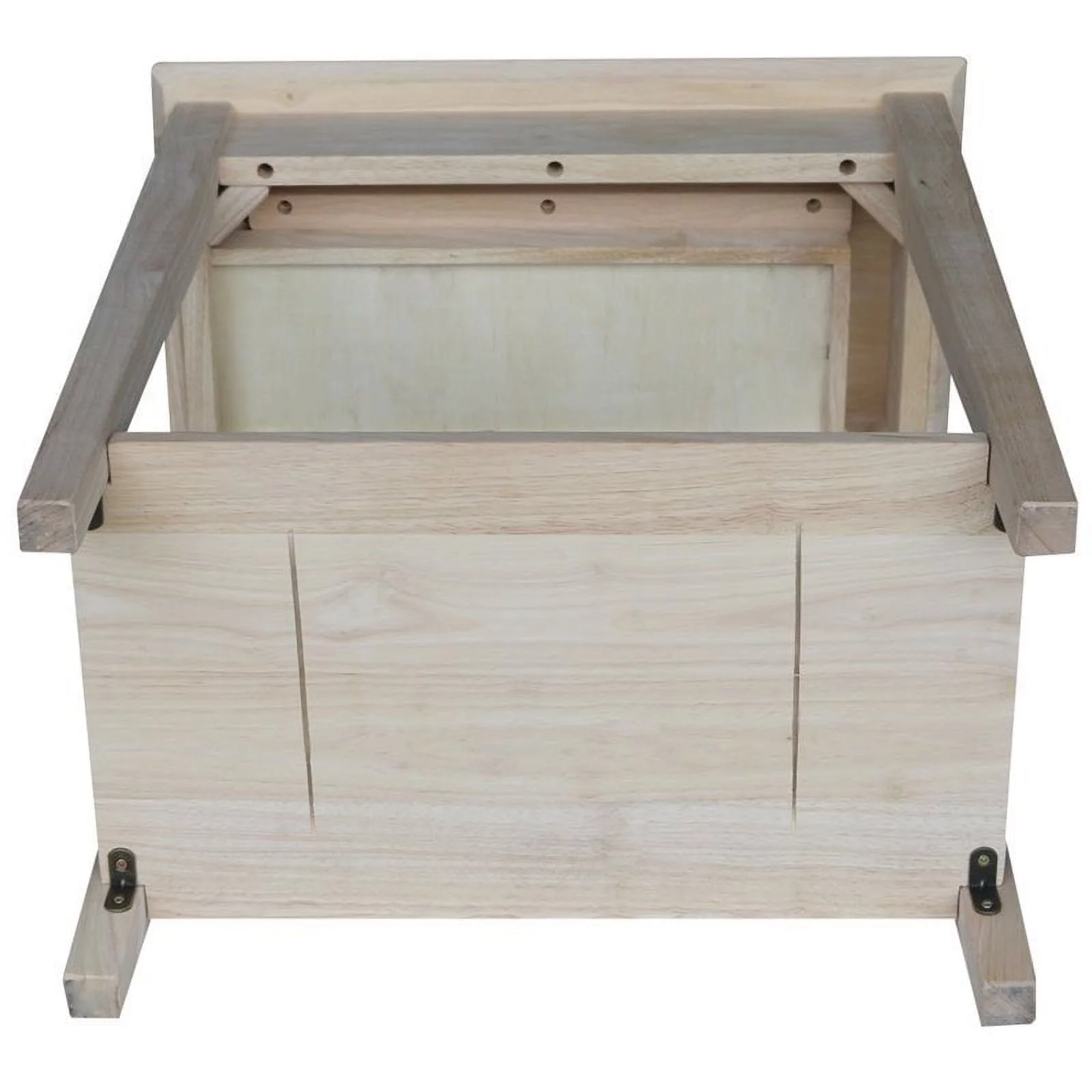 Pemberly Row 1 Drawer Transitional Wood Narrow End Table in Natural - Image 12