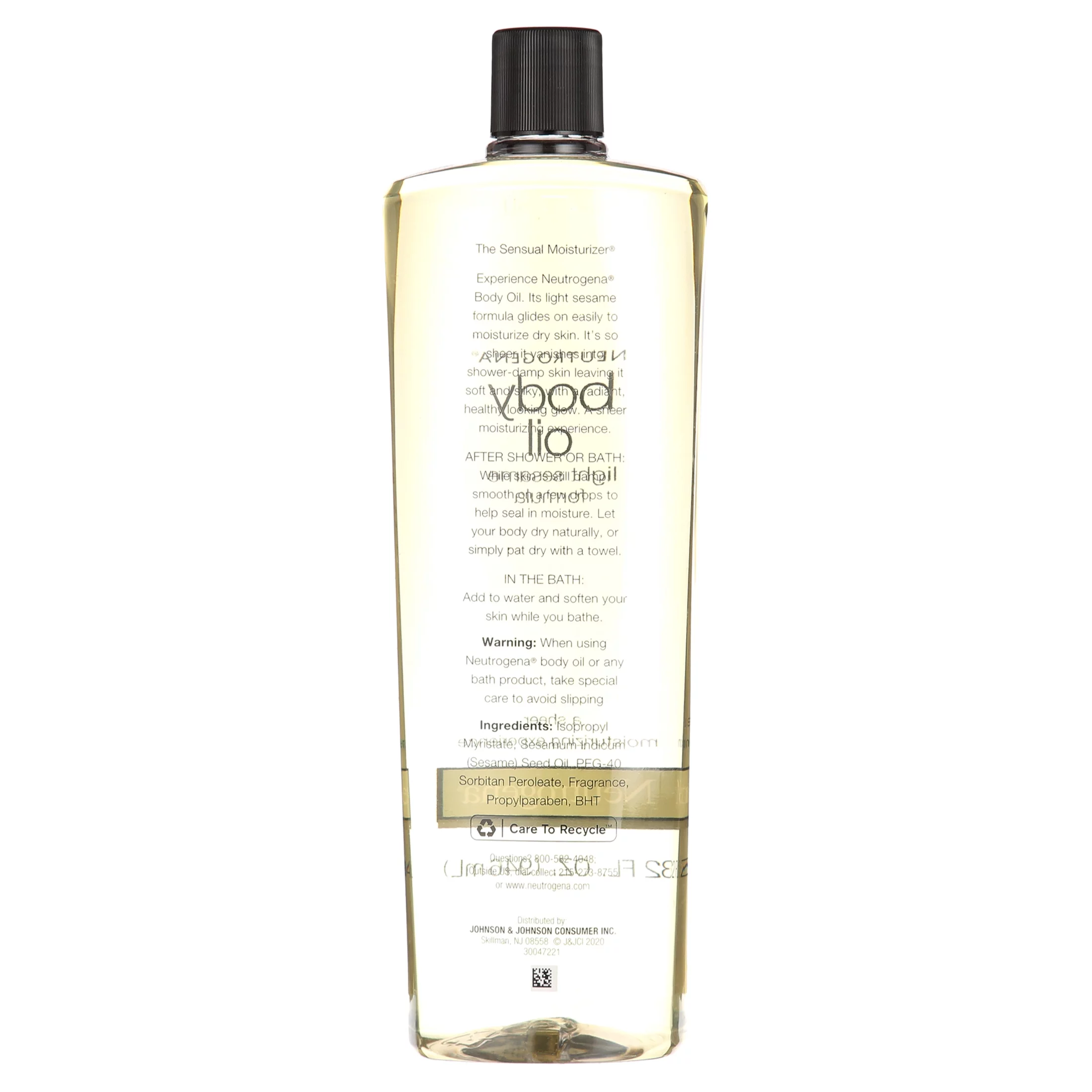 Neutrogena Body Oil, Light Sesame Formula (32 Fluid Ounce) - Image 5