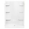 Aquatic 6034CS-AW A2 34 in. x 60 in. x 76 in. Shower Stall in White