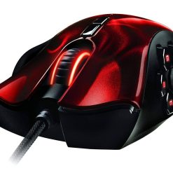 Alternative view of Razer Naga Hex Moba PC Gaming Mouse – Red