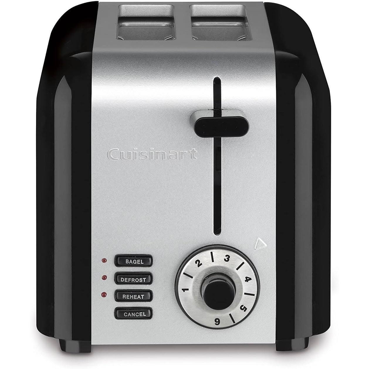 Cuisinart Stainless Steel Black 2-Slice Toaster