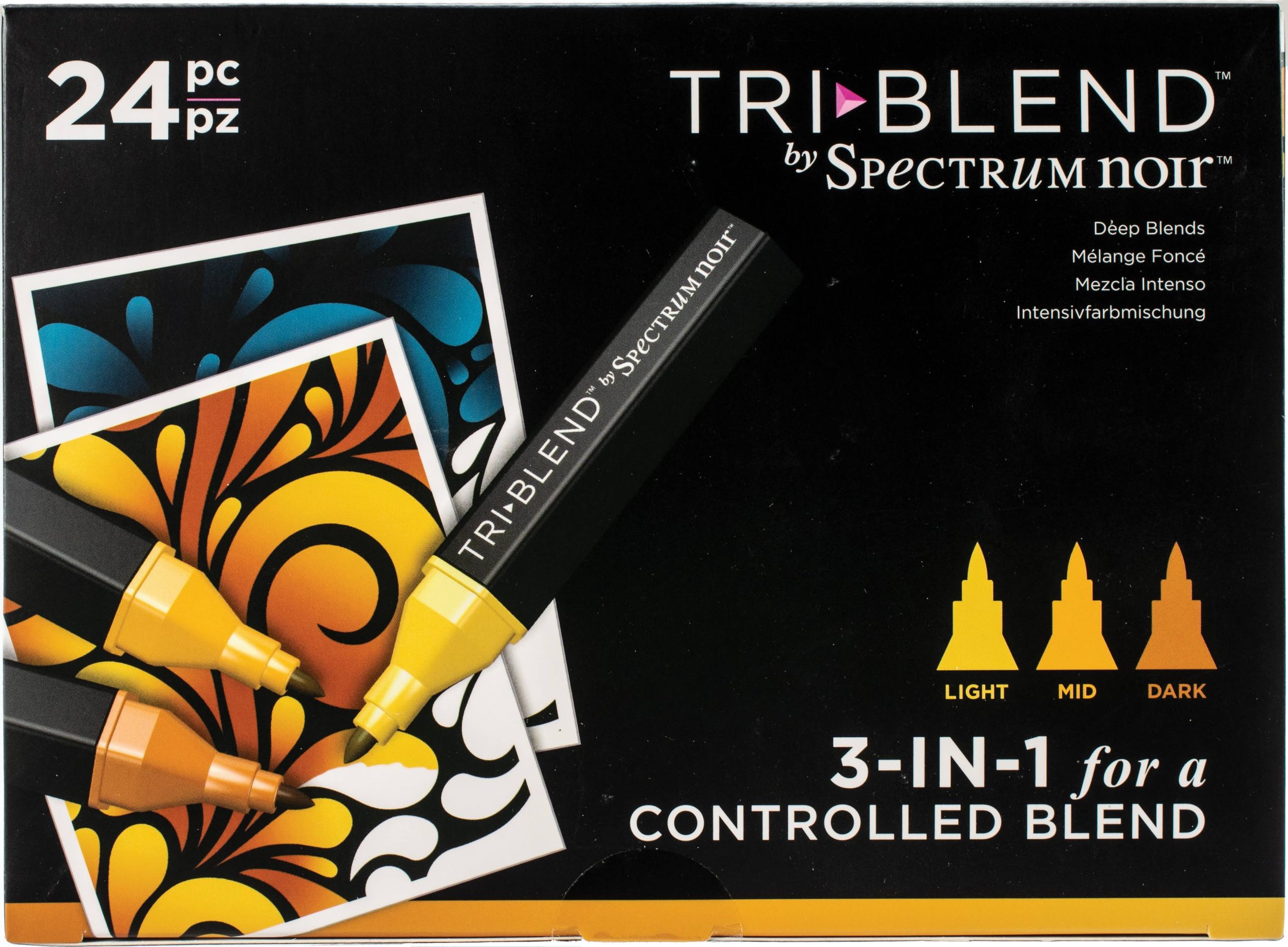Spectrum Noir Triblend Markers 24-pkg-deep Blends - Image 2