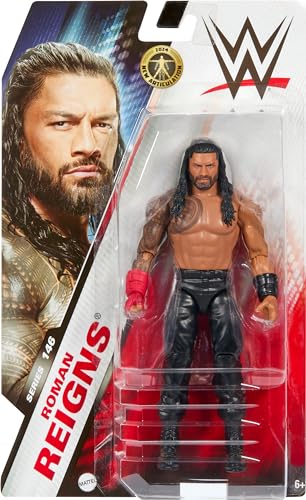 Mattel WWE Action Figure, Series #146 Roman Reigns 6-inch Collectible with 10 Articulation Points & Life-Like Look - Image 2