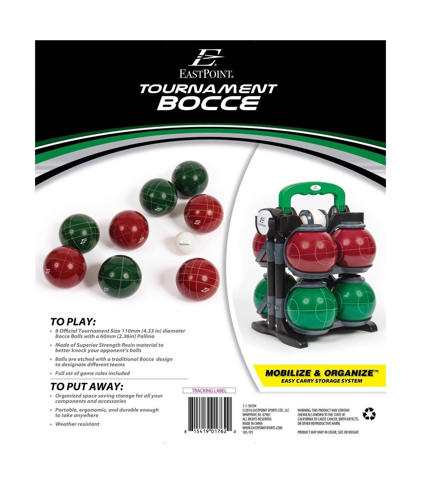 Eastpoint Sports 110mm Resin Bocce Set, Carrier - Image 5