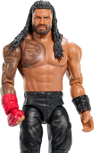 Mattel WWE Action Figure, Series #146 Roman Reigns 6-inch Collectible with 10 Articulation Points & Life-Like Look - Image 7