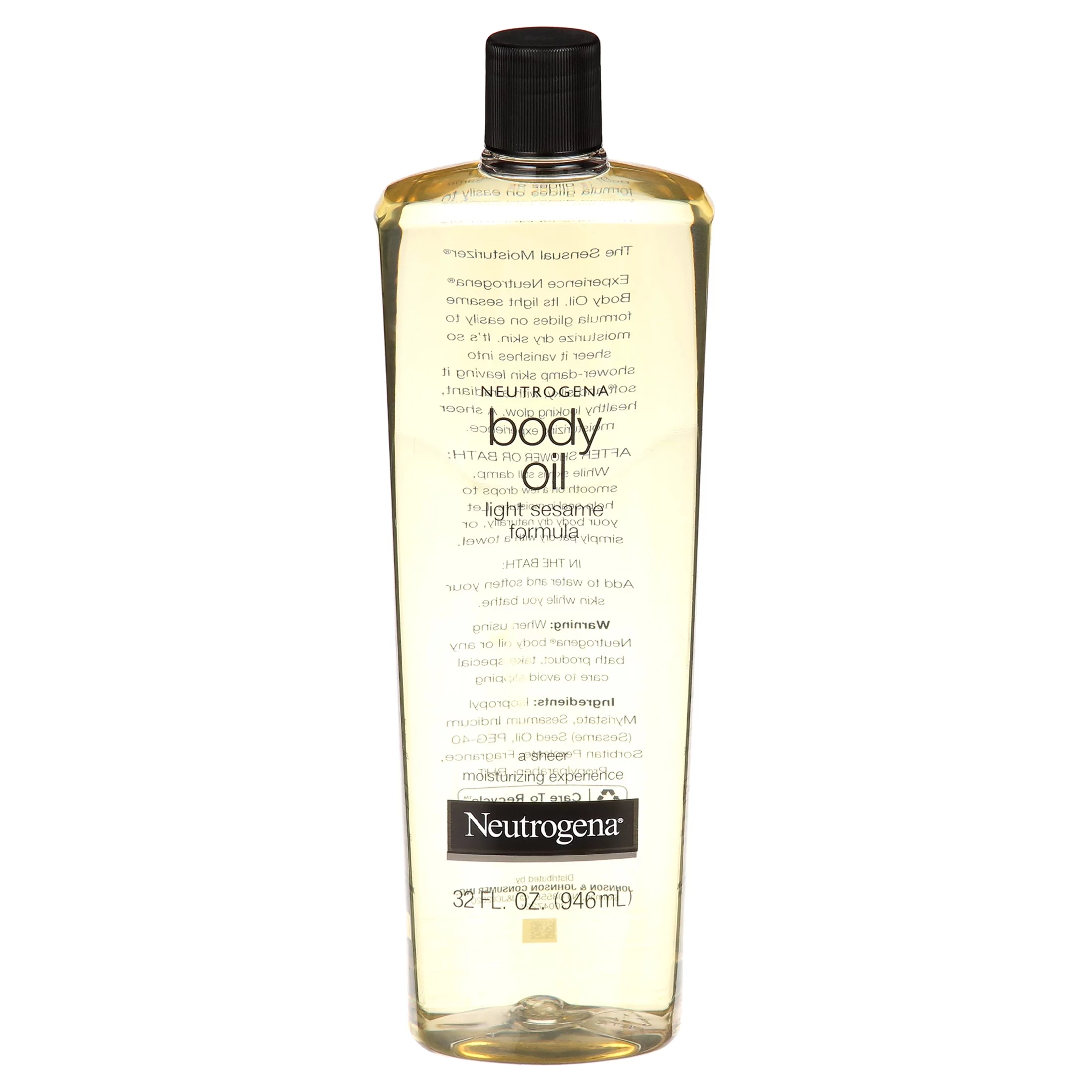 Neutrogena Body Oil, Light Sesame Formula (32 Fluid Ounce) - Image 4