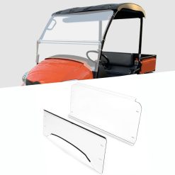 HECASA Windshield Compatible with Kubota RTV 400, Kubota RTV 500, Kubota RTV 520 Full Clear Windscreen