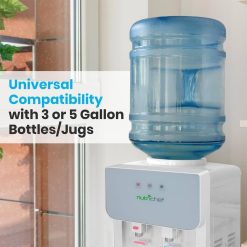 Alternative view of Nutrichef PKTWC36SL Universal Top Loading Hot and Cold Water Dispense