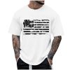Mens American Flag Patriotic Shirt Distressed Short Sleeve Independence Day Shirt Graphic Tees Men